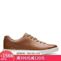 Clarks其乐男鞋系带运动鞋板鞋休闲鞋跑鞋26140156 Tan Leather 8.5