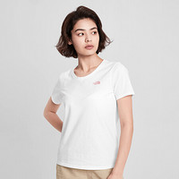 TheNorthFace北面速干衣短袖T恤女户外吸湿排汗上新|499O FN4/白色 XL