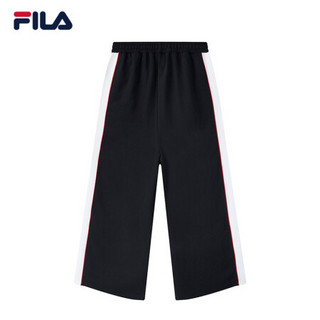 FILA × MIHARA斐乐官方女子梭织长裤2020秋季潮流联名休闲运动裤 深蓝色-NV 175/74A/XL