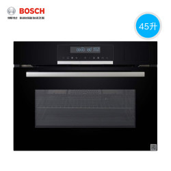 Bosch/博世 CSA589BS0W 家用家用多功能蒸烤箱嵌入式蒸烤一体机 黑色