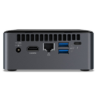 intel 英特尔 豆子峡谷 NUC8I7BEH 商用台式机 黑色 (酷睿i7-8559U、核芯显卡、32GB、512GB SSD、风冷)