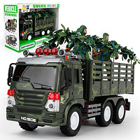 会讲故事的声光军事大卡车惯性导弹玩具车大号儿童玩具3-5-7周岁