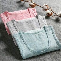 南极人男士背心时尚炫彩背心男打底紧身运动健身春夏季汗衫潮W 175(XL) 天蓝