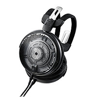 audio-technica 铁三角 ATH-ADX5000 耳罩式头戴式动圈有线耳机 黑色 3.5mm