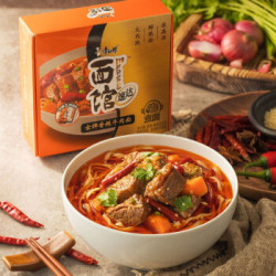 康师傅 速达面馆 金牌煮面 单盒装 *4件