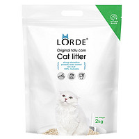Lorde里兜 1.5mm豆腐玉米猫砂 2kg*4包