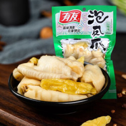 有友   泡椒凤爪   70g *4件