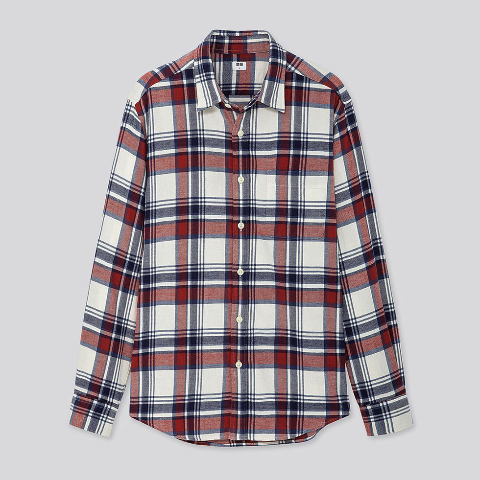 uniqlo 优衣库 421197 男士法兰绒格子衬衫