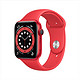 百亿补贴：Apple 苹果 Watch Series 6 智能手表 GPS款 44mm 红色运动表带