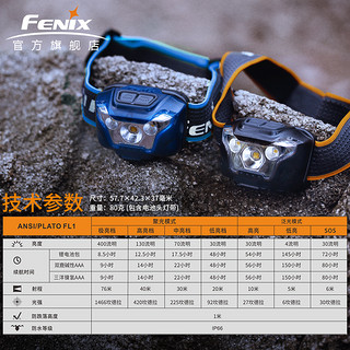 Fenix HL18R USB充电越野跑led头灯强光锂电池跑步轻便式头戴头灯