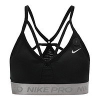 NIKE 耐克 女士运动内衣 BV6343-010 黑/灰 S