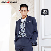 JackJones 杰克琼斯 219172508 修身羊毛西服外套