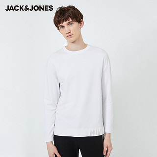 JackJones 杰克琼斯 219333520刺绣圆领套头卫衣