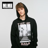 MLMR 219133541 男士印花连帽长袖卫衣
