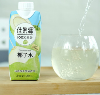 佳果源 100%NFC椰子水 330ml*6瓶