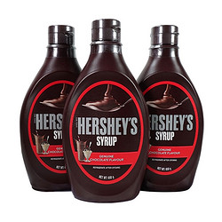 HERSHEY'S 好时 巧克力酱 挤挤装 650g*3瓶