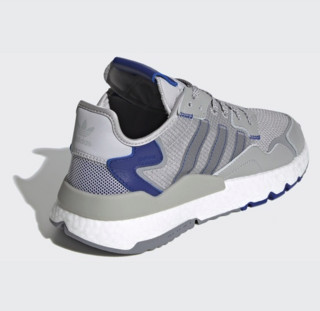 adidas Originals Nite Jogger 中性休闲运动鞋 FW2056 淡灰/学院蓝 40