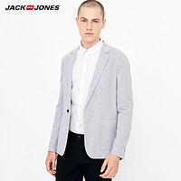 Jack Jones 杰克琼斯 218308506 棉麻西装外套