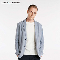 Jack Jones 杰克琼斯 218308505 棉麻长袖休闲西服外套