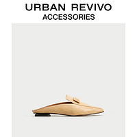 URBAN?REVIVO2020春夏新品女士配件时尚浅口拖鞋AW19TS4N2001 *2件