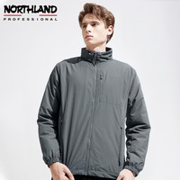 诺诗兰（NORTHLAND）2020秋冬新款男士加绒外套 保暖户外男士外套 爵士灰色 180