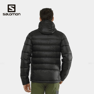 萨洛蒙（Salomon）男户外羽绒服 TRANSITION DOWN HOODIE 黑色C13923 M