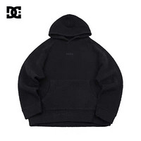 DCSHOOES DCBA冬季新款男女绵羊毛加厚休闲保暖卫衣 5420J945 黑色-BLK L