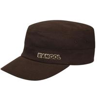KANGOL帽子男帽女帽鸭舌帽军帽平顶帽9720BC包税-1 Brown L/XL