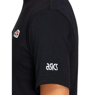 ASICS亚瑟士男士T恤圆领印花短袖2191A303 Per Black L