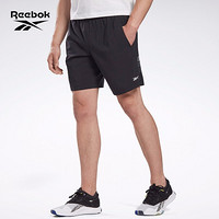 Reebok锐步健身LM Woven Short莱美男子夏季短裤五分裤GE1044 GE1044_黑色 A/S