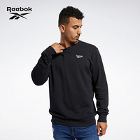 Reebok锐步 运动经典CL F SMALL VECTOR CREW男子长袖T恤套头衫 FM3972_黑色 A/2XL