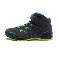 LOWA 德国 男女童鞋 登山鞋户外徒步鞋MADDOX GTX MID JUNIOR L340123 石墨色/黄绿色 32