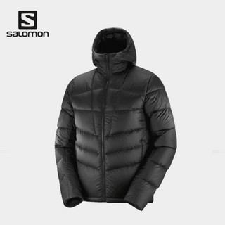 萨洛蒙（Salomon）男户外羽绒服 TRANSITION DOWN HOODIE 黑色C13923 S