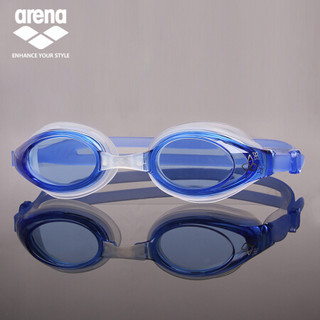阿瑞娜（arena）泳镜防雾防水游泳镜进口舒适大框可调节休闲训练 BLU