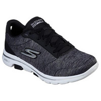 SKECHERS斯凯奇女鞋单鞋系带健步鞋运动鞋休闲鞋15905 Black/White 10