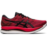 ASICS亚瑟士男鞋透气缓冲跑步鞋运动鞋1011A817 Speed Red/Black US 11=45码