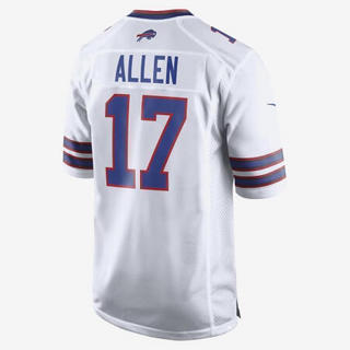 耐克Nike美式橄榄球服Buffalo Bills比尔Allen艾伦球衣T恤479379 White 2XL