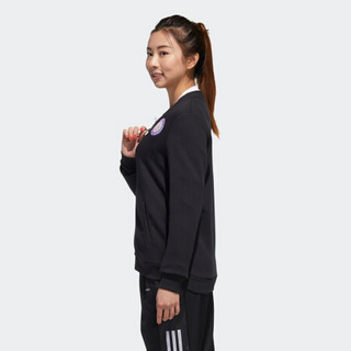 阿迪达斯官网adidas neo 女装秋季运动茄克外套GP5869 黑色/黑色 A/M(165/88A)