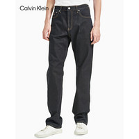 CK Jeans 2020秋冬新款 男装时尚休闲常规直筒版牛仔裤 J316285 1AP-黑色 36