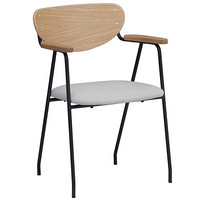 無印良品 MUJIDJANGO ARM CHAIR BK 其他 / GRAY 长51×宽50×高76cm