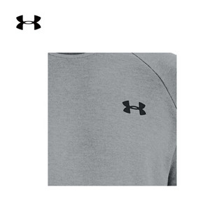 安德玛官方UA Doubleknit男子圆领运动卫衣Under Armour1359148 灰色012 XXL