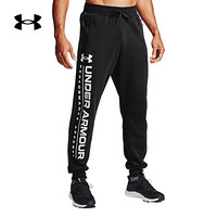 安德玛官方UA Rival AMP男子抓绒运动长裤Under Armour1357125 黑色001 XL