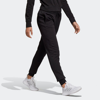 阿迪达斯官网 adidas W E PLN PANT女装运动型格长裤DP2400 黑色 A/XS(155/64A)