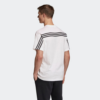 adidas 阿迪达斯 M MH 3S Tee 男子运动T恤 GC9057 白色 XS