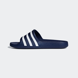 阿迪达斯官网 adidas ADILETTE AQUA 男女游泳运动凉拖鞋F35542 深蓝/白色 42(260mm)