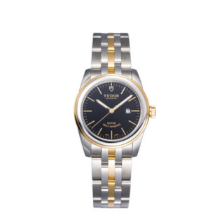 商品帝舵(tudor)-骏珏系列日历型 53003-68033黑色11钻 自动机械女表