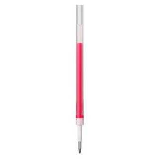 无印良品 MUJI 替芯 凝胶中性墨水圆珠笔 学生文具 粉色 0.38mm