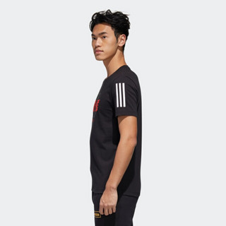 阿迪达斯官网 adidas neo M GK TEE2 男装运动短袖T恤GK6141 黑色 A/XL(185/104A)