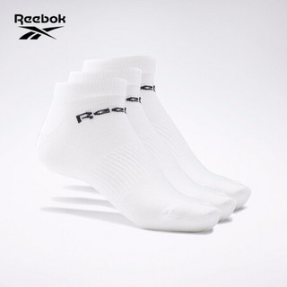 Reebok锐步 运动健身ACT CORE LOW CUT 3P男女 船袜 袜子GH8191 GH8228_白色 A版 27-28