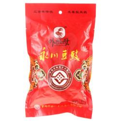 中华老字号 外祖母 川菜调料 永川豆豉500g/袋 *12件